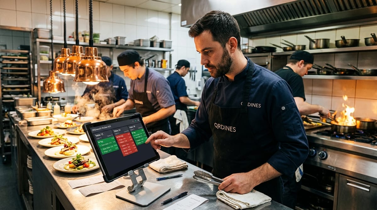 QRDinesOS Kitchen Display Screen Pass